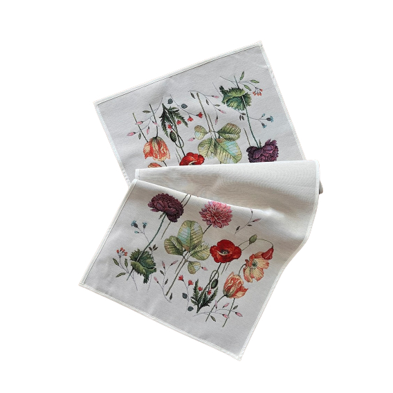 Gobelínový obrus Kvetinový záhon 40x100cm