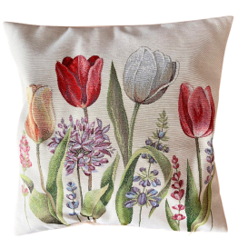 Gobelínová povlak tulipány 45x45cm