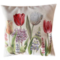 Gobelínová povlak tulipány 45x45cm