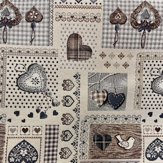 Obliečka na vankúš  Modré srdiečka