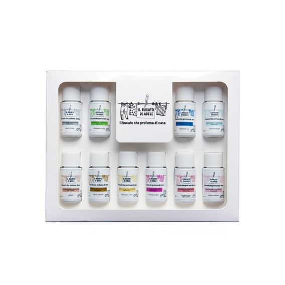 Kazeta 10 vůní-exkluzivní balení celého spektra vůní parfémů na praní