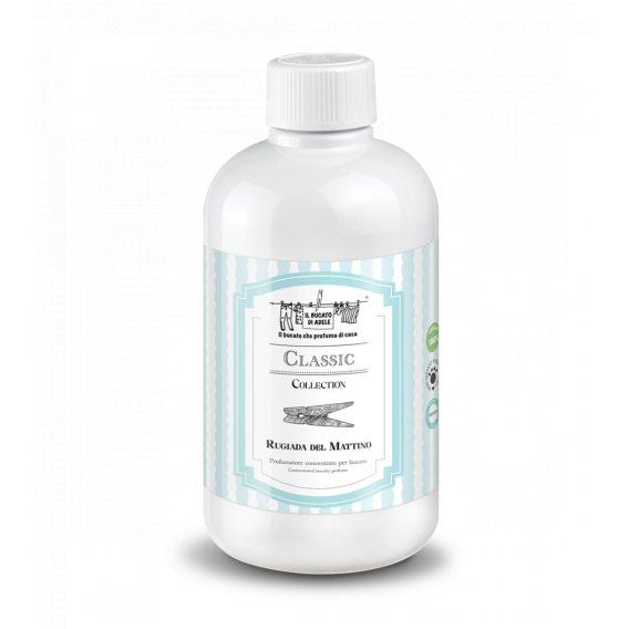 Ranná rosa: kvetinový tón so sviežim srdcom z cédru a borovice, ozdobený tónmi