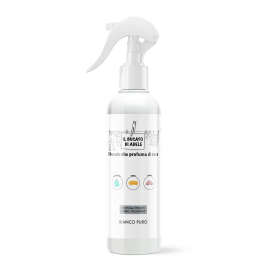 Sprej na textil vôňa Čisto biela -Biela ruža a pelargónia, s tónmi konvalinky, pižma a vanilky