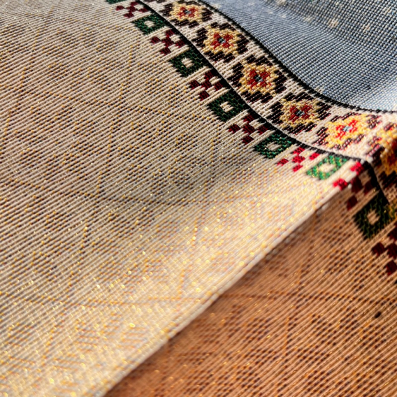 Gobelinový obrus Zimné radovánky  100x100cm