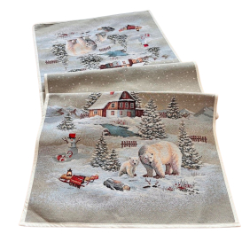 Gobelínový obrus Ľadový medveď 40x100cm