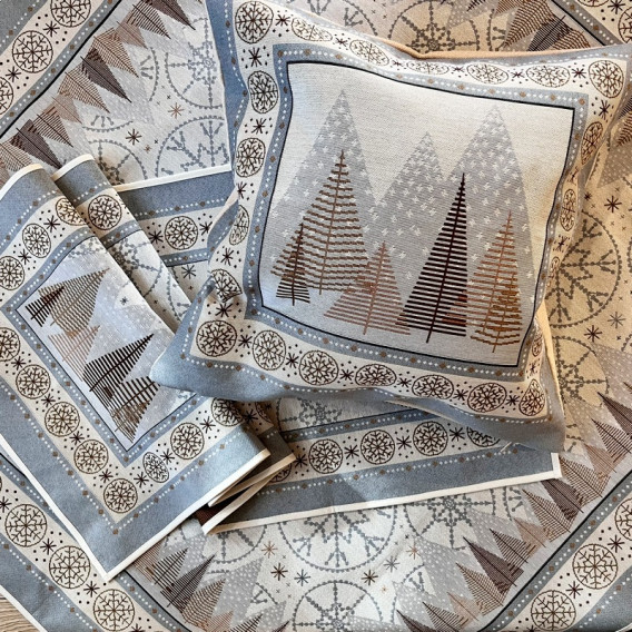 Gobelínový obrus Jednoduché Vianoce 100x100cm