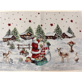 Gobelínový obrus Biele Vianoce 35x50cm
