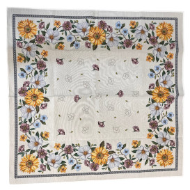 Gobelínový obrus Slnečnica v záhrade 100x100cm