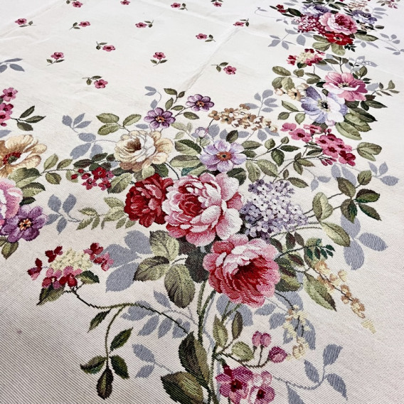 Gobelínový obrus Ružový sad 100x100cm