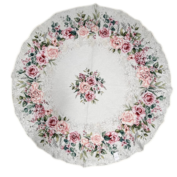 Gobelínový obrus Šípková Ruženka kruh 140cm