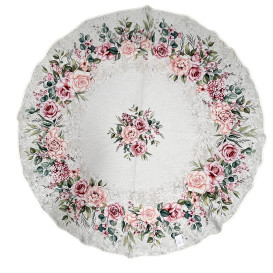 Gobelínový obrus Šípková Ruženka kruh 140cm