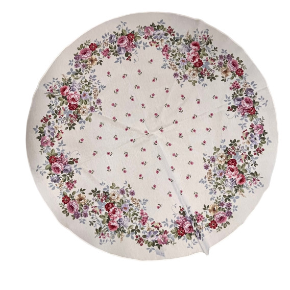 Gobelínový obrus Ružový sad kruh 165cm