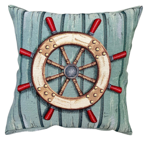 Gobelínová obliečka Námorník/kormidlo  45x45