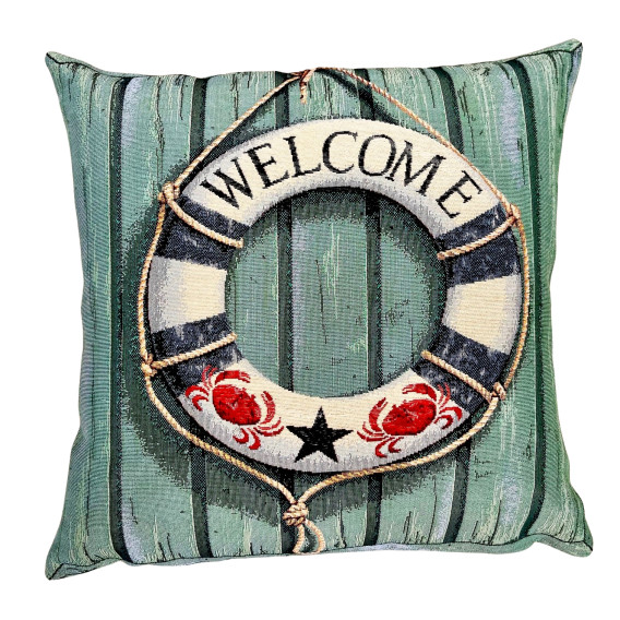 Gobelínová obliečka Námorník/vitajte 45x45