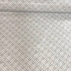 PVC obrus sivý s bielym vzorom  7146  š.140cm