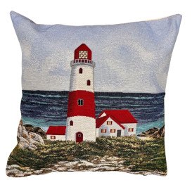 Gobelínový povlak Moře / Maják 45x45