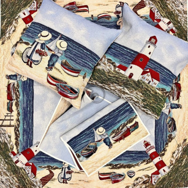 Gobelínový obrus Hnedé kvety 100x100cm