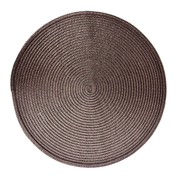Prestieranie ratan tmavo hnedá  kruh 38cm