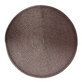 Prestieranie ratan tmavo hnedá  kruh 38cm
