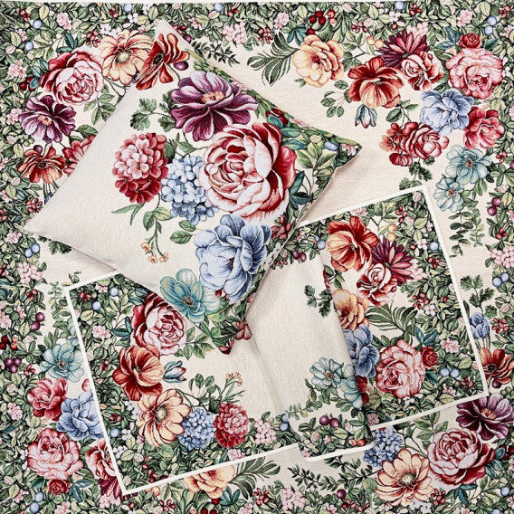 Gobelínová povlak Ruže 101 45x45cm