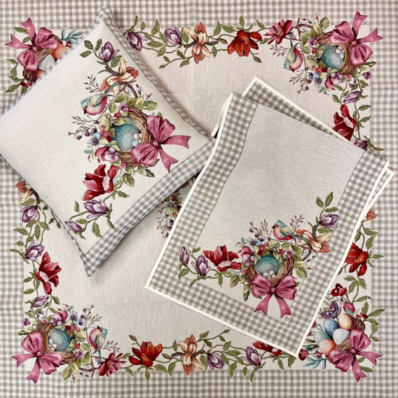 Gobelínový veľkonočný obrus Vajíčko 45x140cm