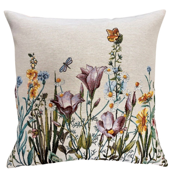 Obliečka na vankúš Lúčne kvety 2   45x45cm