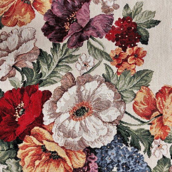 Gobelínový  ubrus Farebné květy  100x100cm