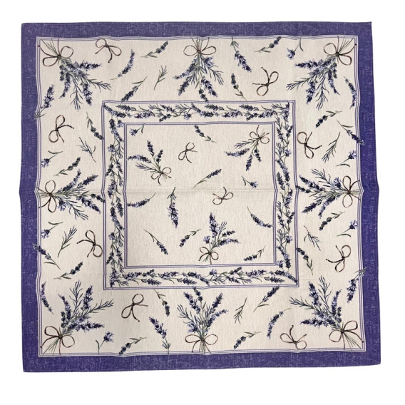 Gobelínový  ubrus Levandule 5  100x100cm