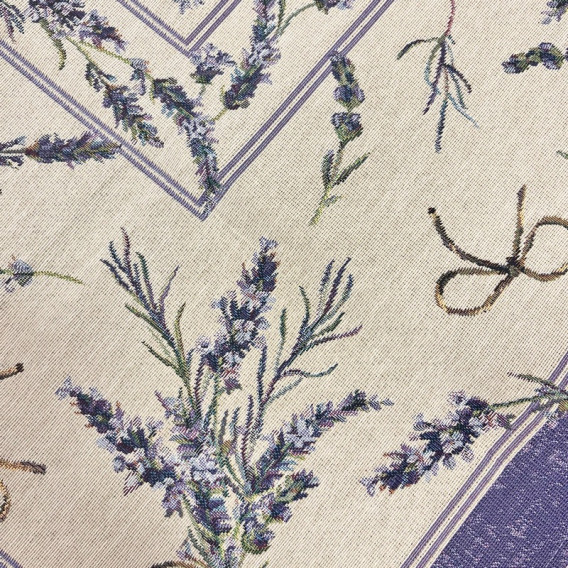Gobelínový  ubrus Levandule 5  100x100cm
