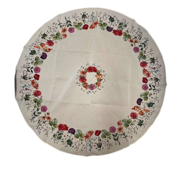 Gobelínový obrus Ružový sad kruh 165cm