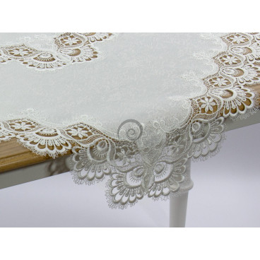 Krajkový obrus krémový 088