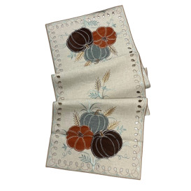 Jesenný vyšívaný obrus 5298 40x160cm