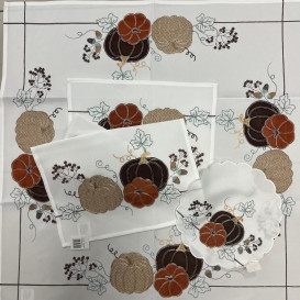 Jesenný vyšívaný obrus 5299 40x160cm