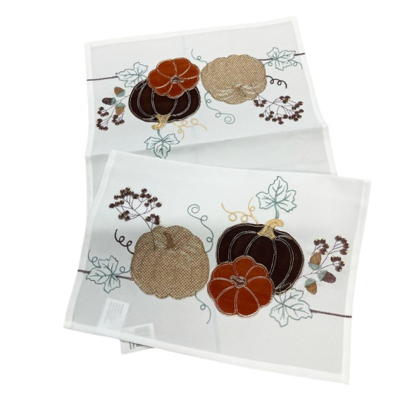 Jesenný vyšívaný obrus 5299 40x160cm