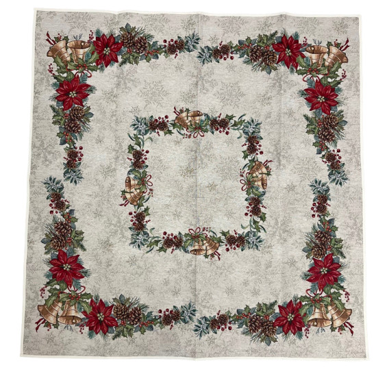 Vianočný gobelínový obrus Zvončeky