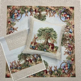 Gobelínový obrus Veľká noc v Zajačíkove