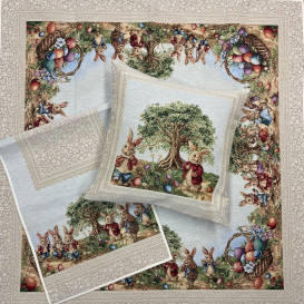 Gobelínový obrus Zajíčci