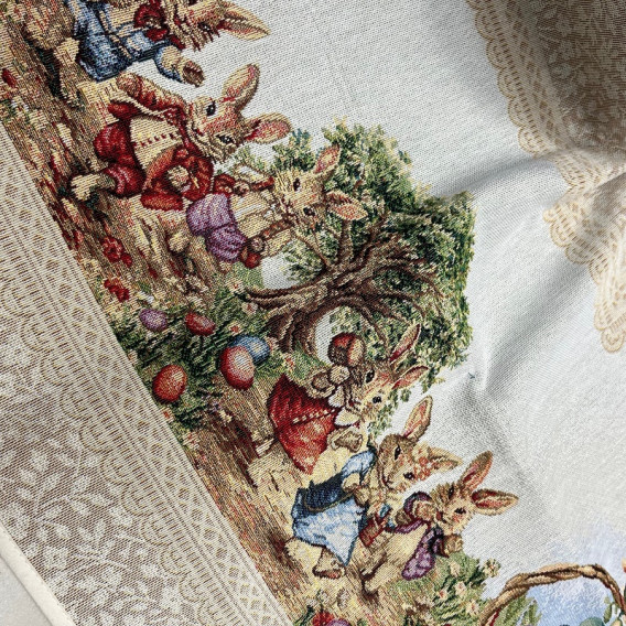 Gobelínový obrus Veľká noc v Zajačíkove