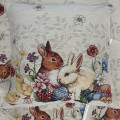 Gobelínový obrus veľkonočný - veselí zajíčci ruzne rozmery