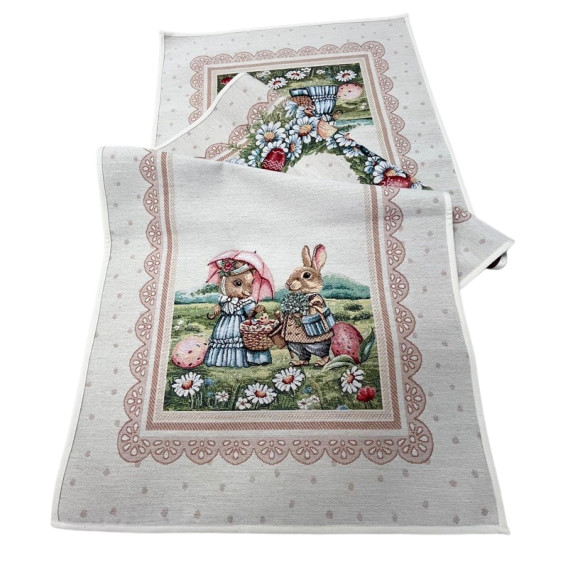 Gobelínový obrus veľkonočný - Romantická veľká noc rôzne rozmery