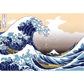 Fototapeta-ft1234-Hokusai 4,10x2,60 - 400gr vinyl