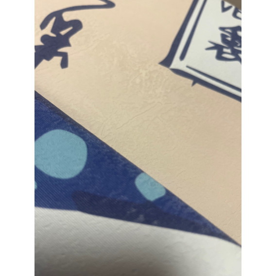 Fototapeta - PA5361 - Krémova textúrovaná stena so zlatímy guličkami