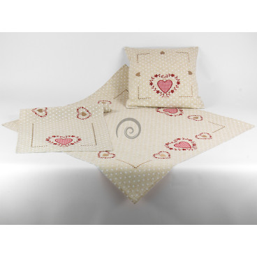 Obrus  vyšívaný Sdiečka 5449 rôzne rozmery