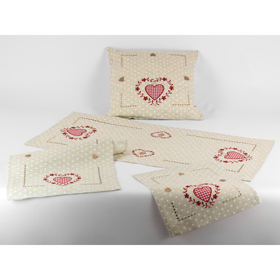 Obrus  vyšívaný Sdiečka 5449 rôzne rozmery