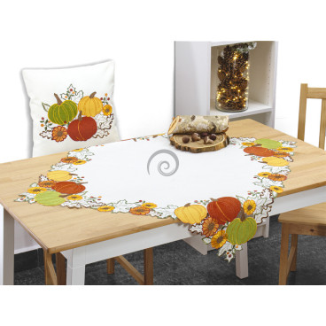 Obrus jesenný vyšívaný Tekvice 3 rôzne rozmery