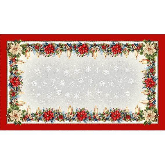 Gobelínový obrus  Vianocné ruže