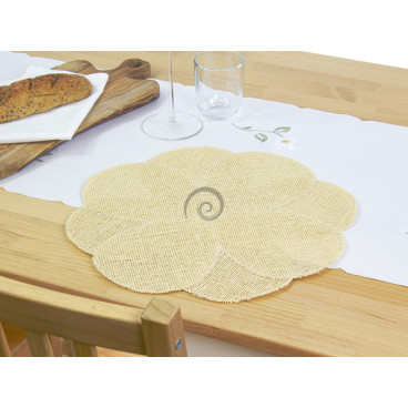 Prírodné prestieranie 7 38cm