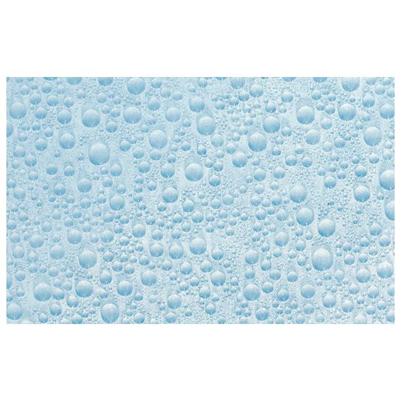 Samolepiaca transparentná fólia 10482 Vodné kvapky modré 90cm 
