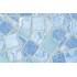 Samolepící fólie 10201 Mozaika modrá 45cm x 15m