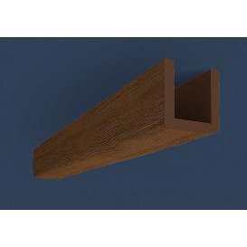 Rustikálny polyuretánový trám tmavý 3m(12x12cm)